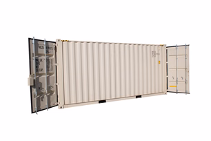 20’ High Cube One Trip Double Door Container