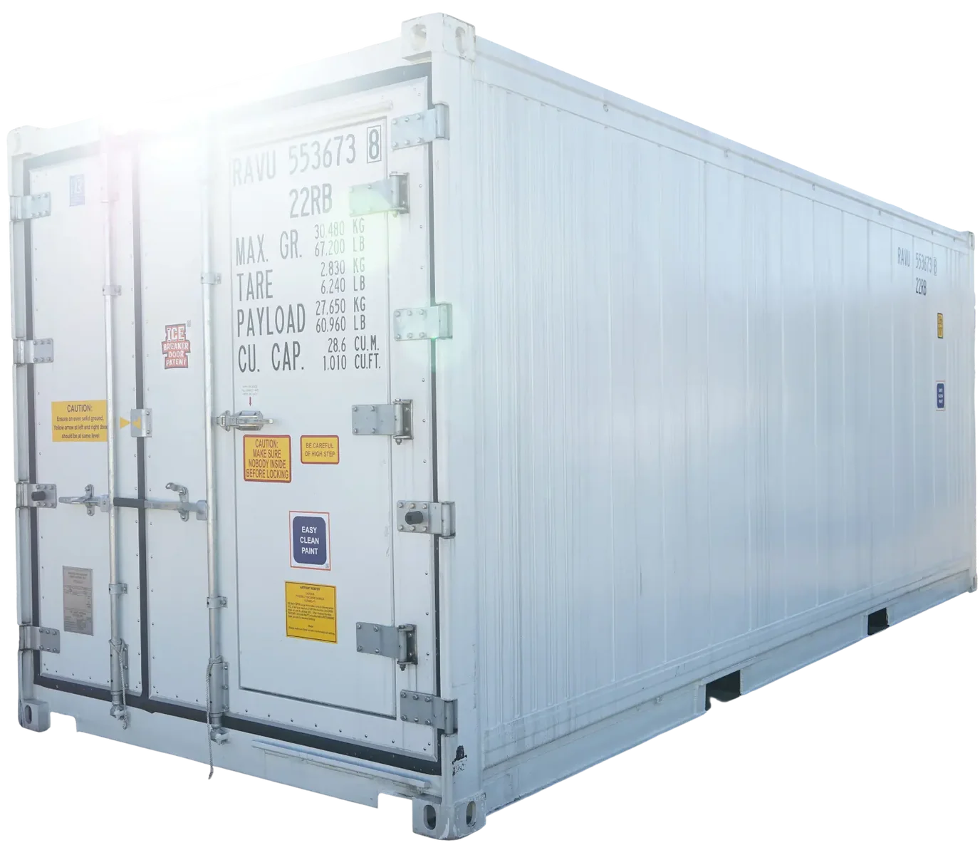 20' Standard Height New Refrigerated Container (Three Phase)