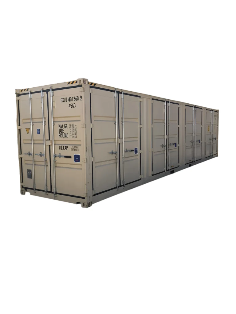 40' High Cube Four Door Open Side Container