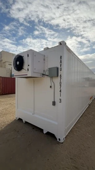 40' High Cube New Refrigerated Container (Single Phase 3HP Cooler)