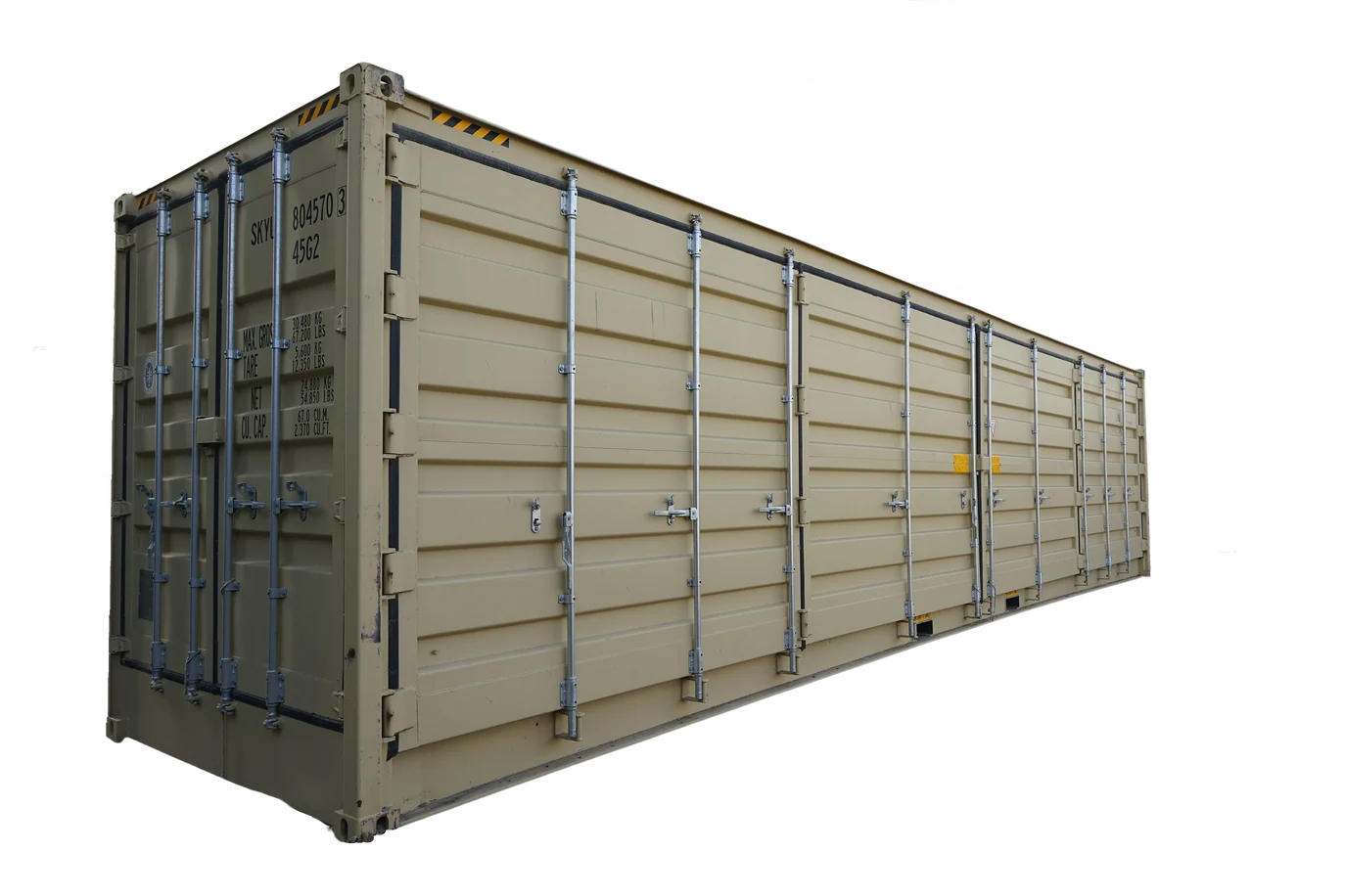 40' High Cube Open Side Container