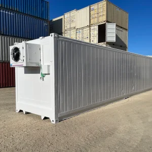 40' High Cube Refrigerated Container Used Box - New Motor (Single Phase 5HP Freezer)