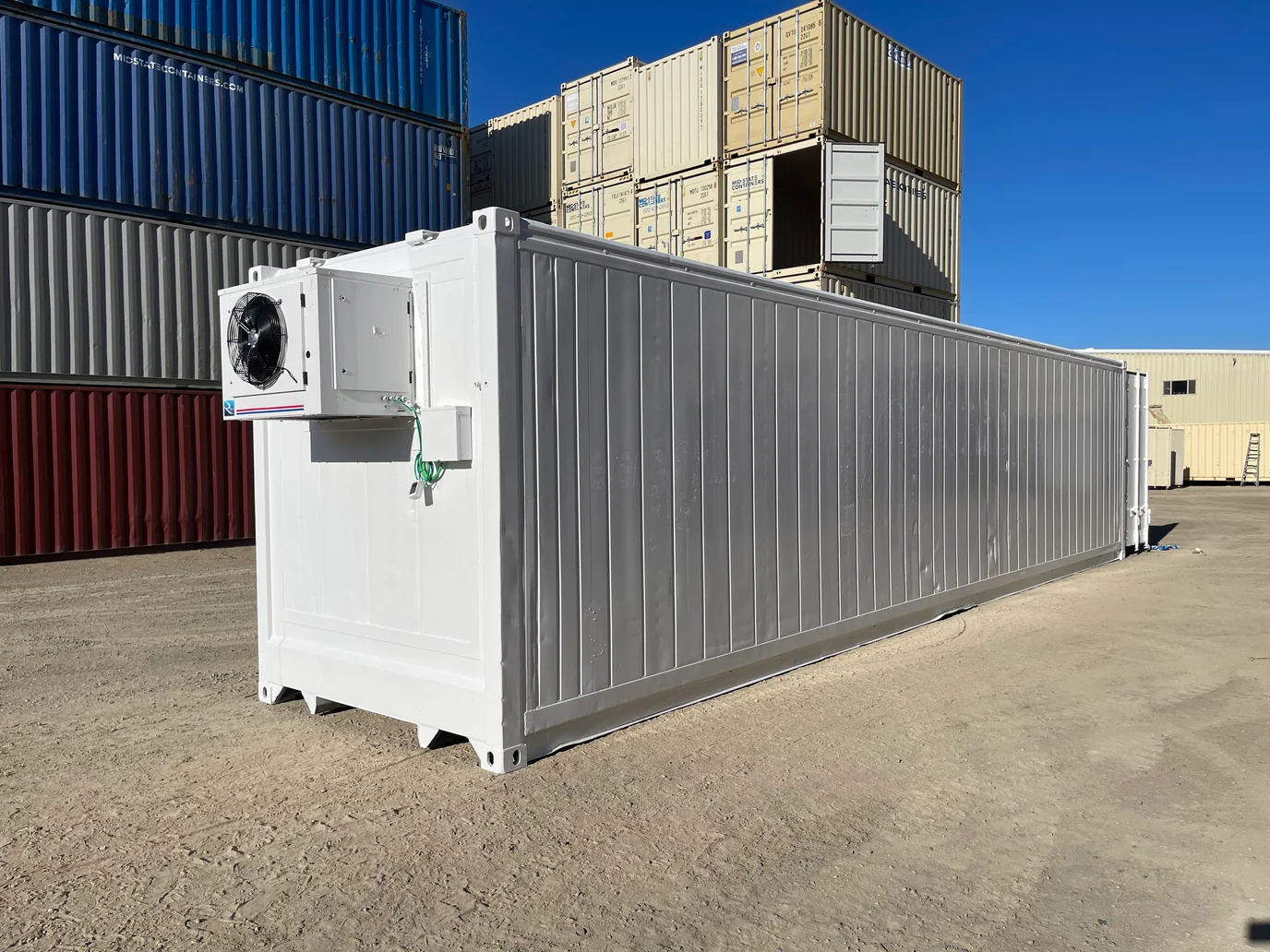 40' High Cube Refrigerated Container Used Box - New Motor (Single Phase 5HP Freezer)