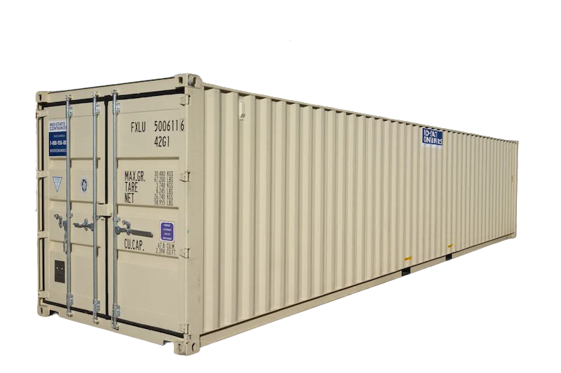 40’ Standard One Trip Container