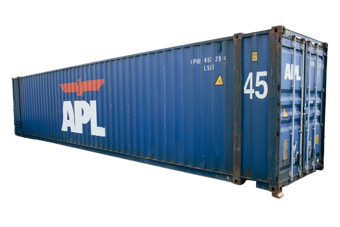45’ High Cube Cargo Worthy Container