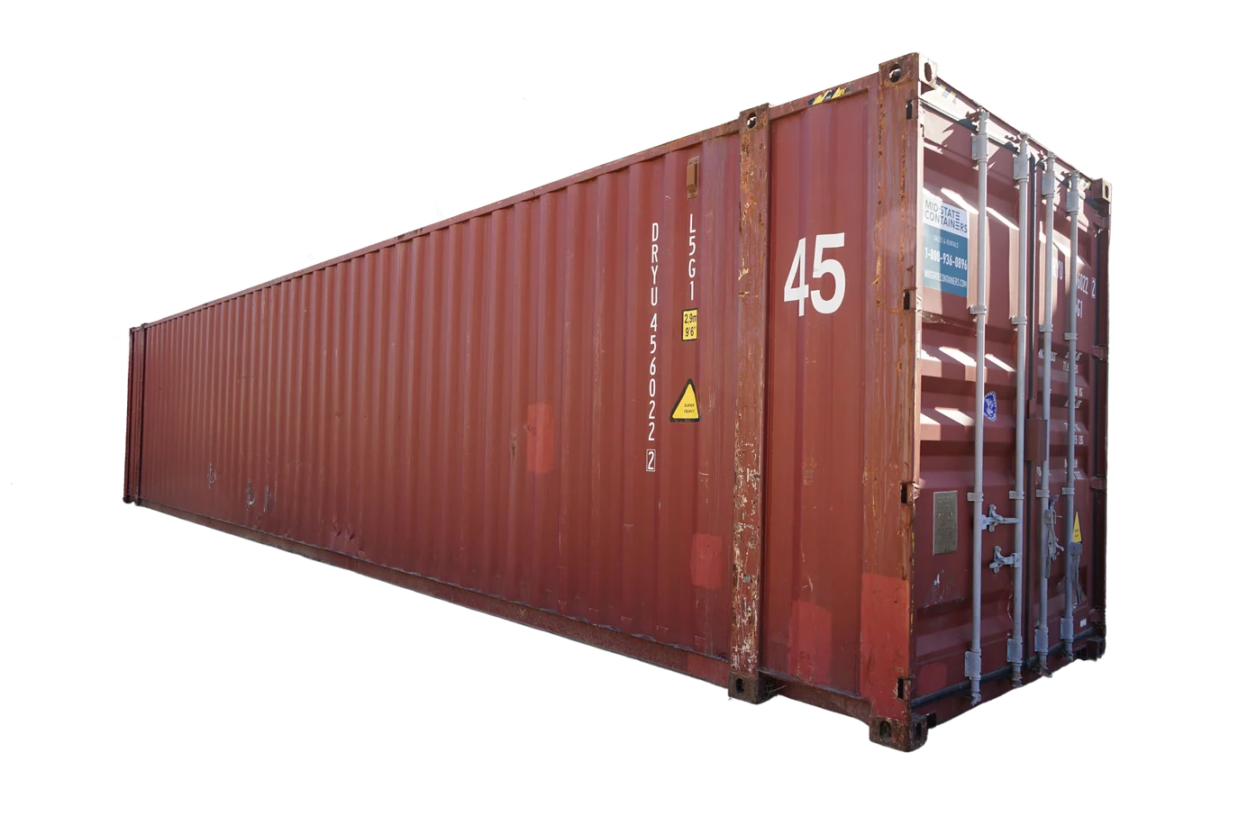 45’ High Cube Cargo Worthy Premium Container