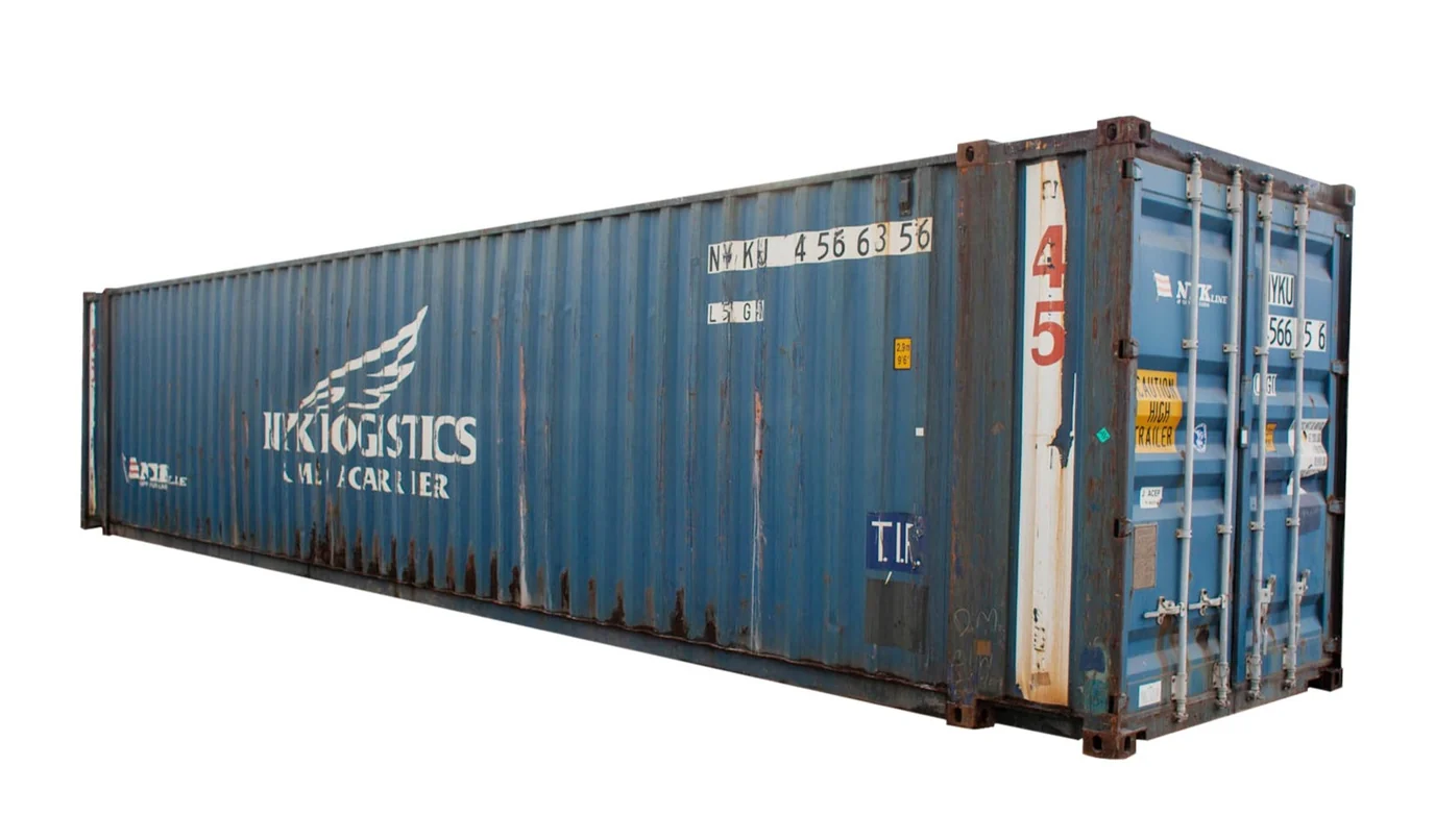 45' High Cube Wind and Watertight Container